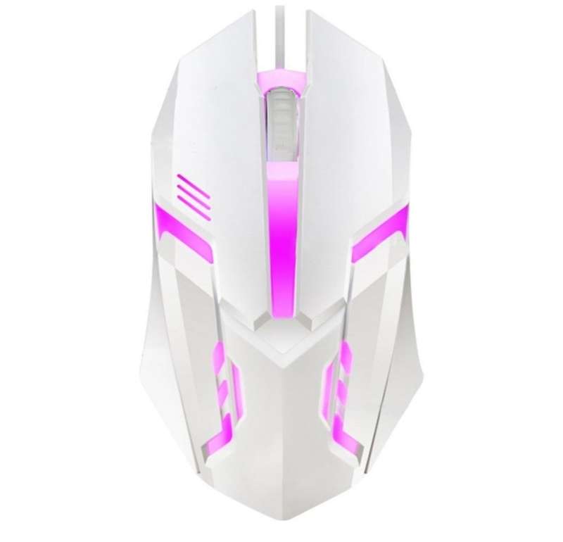 USB Wired Colorful Breathing Light Optical Gaming Mouse 1200DPI