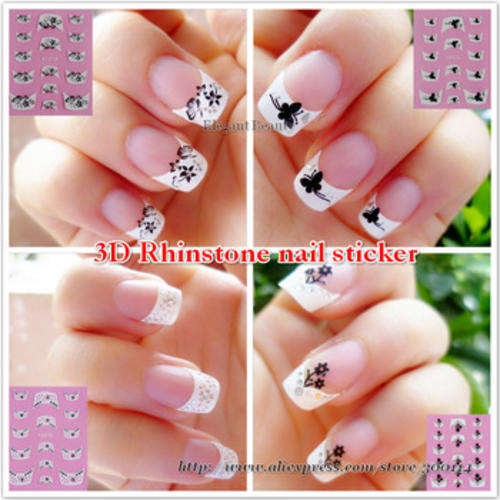 French Manicure nail sticker