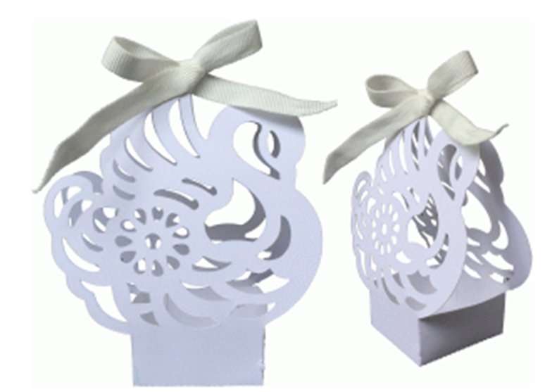 swan favor box