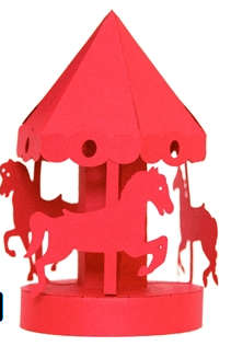 small 3d carousel
