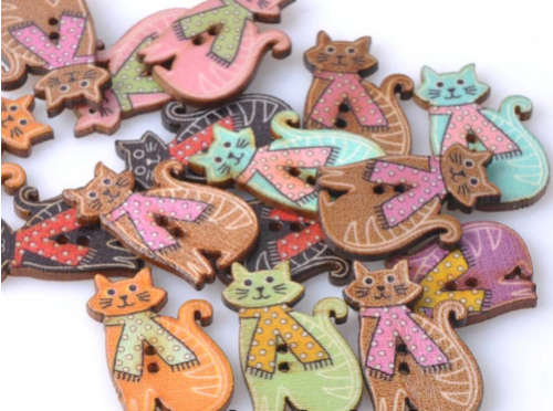 wooden buttons