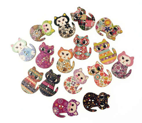 wooden buttons