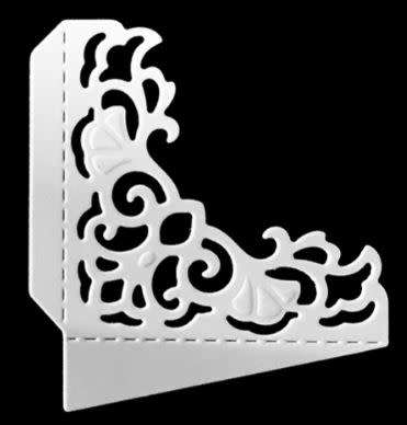 embossed paper corner