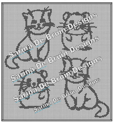 Interlocking mice and cats