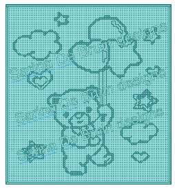 Interlocking baloon bear