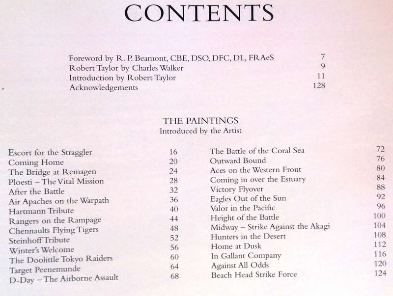 Air Combat Paintings Volume 3 - C Walker and R Taylor - Hardcover