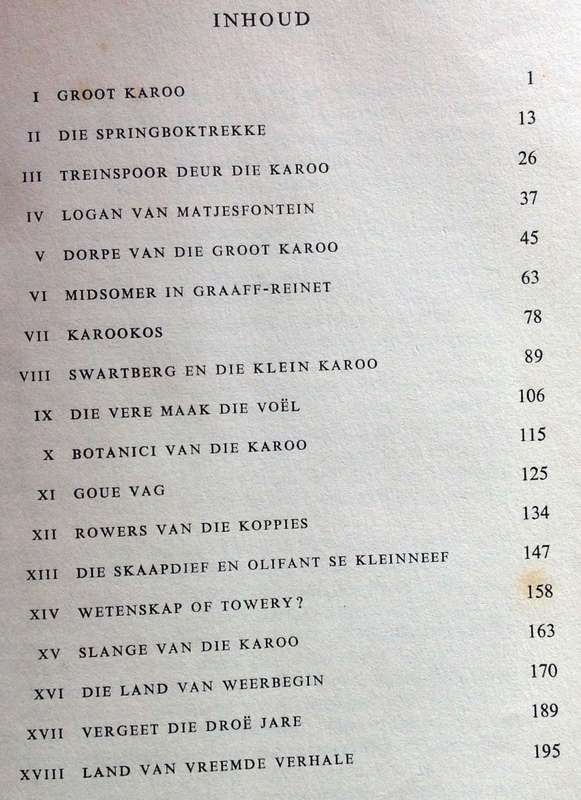 KAROO - Land van Weerbegin - Lawrence G Green - Hardeband