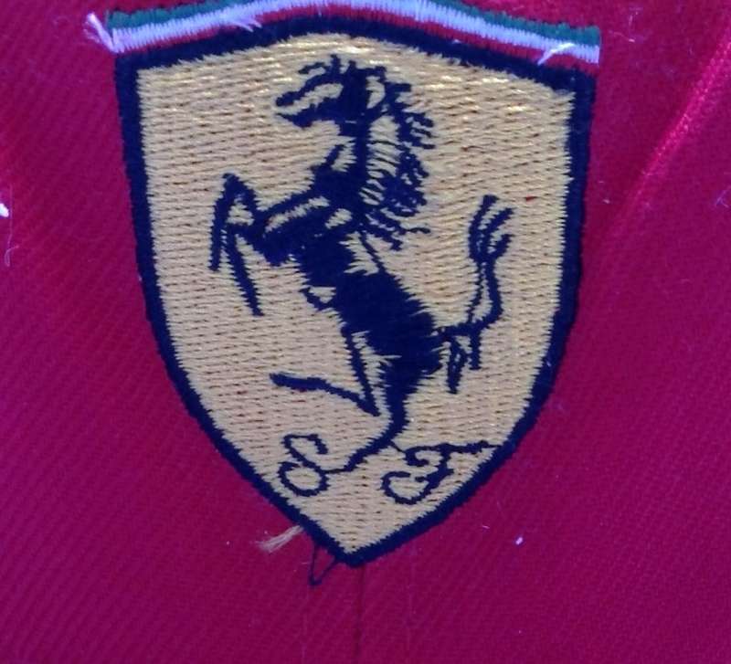 Brand new red yellow black Ferrari branded cap