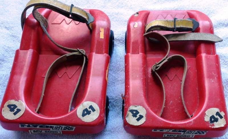 Vintage Warwick Flyer Roller Skates - Flyer GT MV 5000 - adjustable - British Made