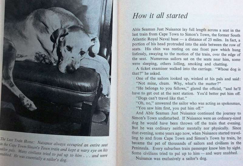 Just Nuisance - True story of an Able Seaman who led a Dog's Life - Leslie M Steyn