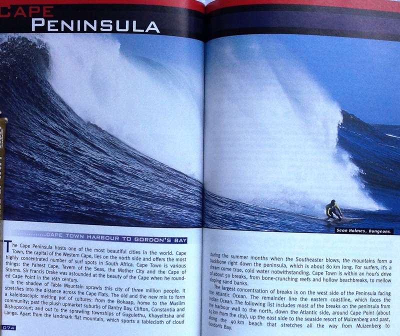 Surfing in South Africa - Steve Pike - book signed by Steve Pike