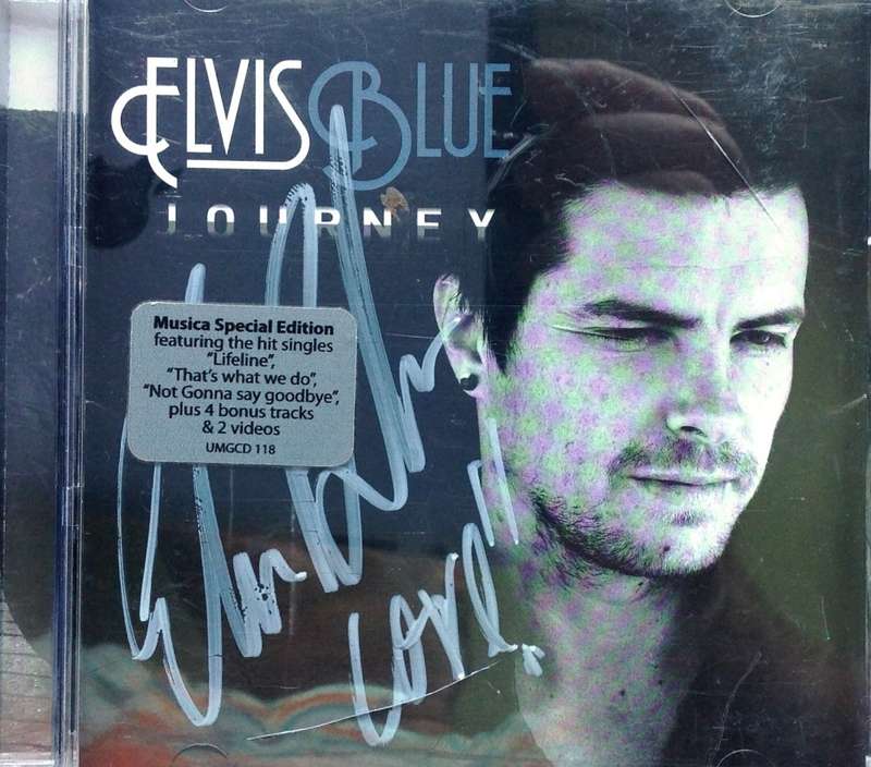 CD - Elvis Blue - Journey - signed by Elvis Blue