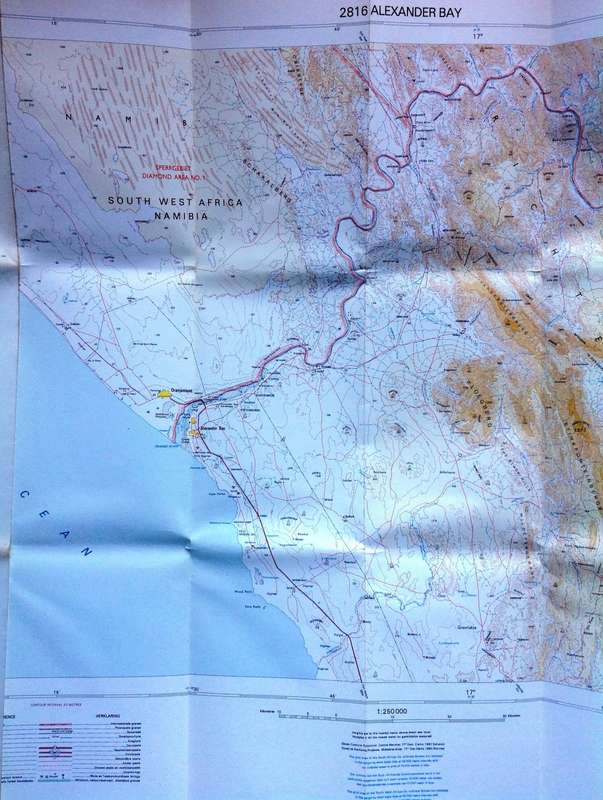 MAP - ALEXANDER BAY - Ref 2816 - Topographical edition 1980  1 : 250,000