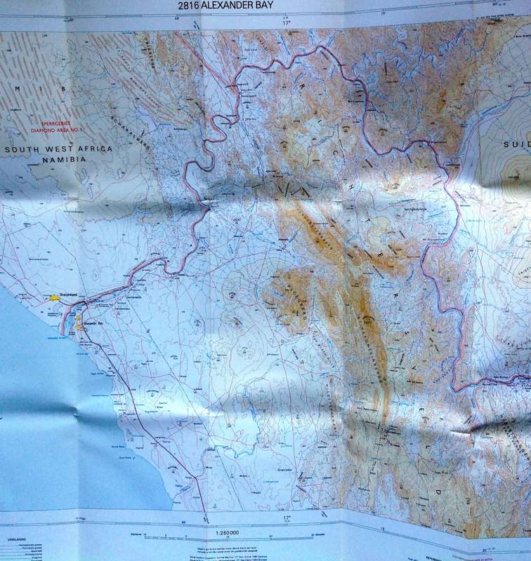 MAP - ALEXANDER BAY - Ref 2816 - Topographical edition 1980  1 : 250,000