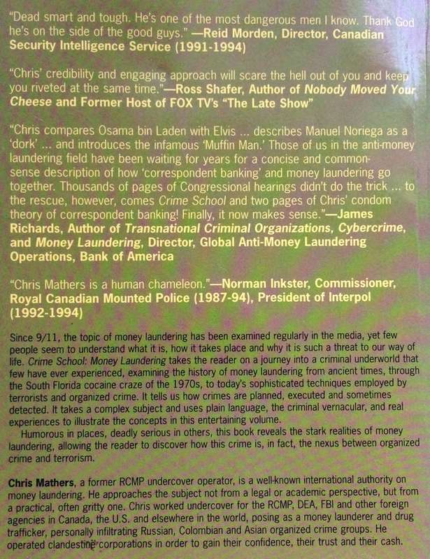 Crime School:  Money Laundering - Chris Mathers - True Crime Meets the World of Business and Finance