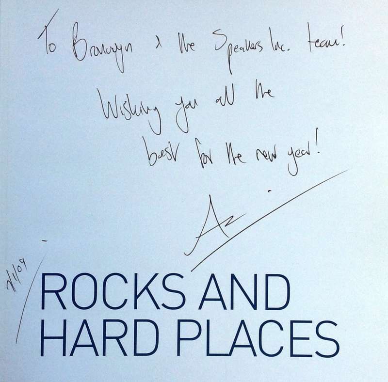 Rocks and Hard Places - Alex Harris - book signed by Author