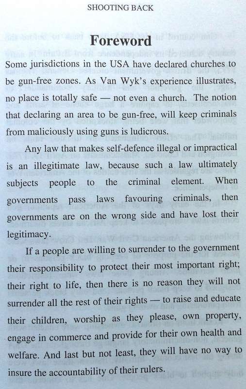 Shooting Back - The Right and Duty of Self-Defence - Charl van Wyk