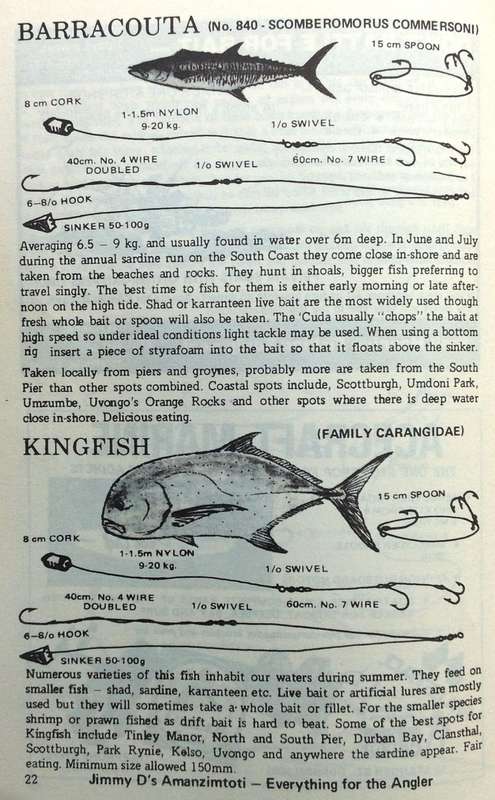 Natal Coast Fishing Guide - Len Jones