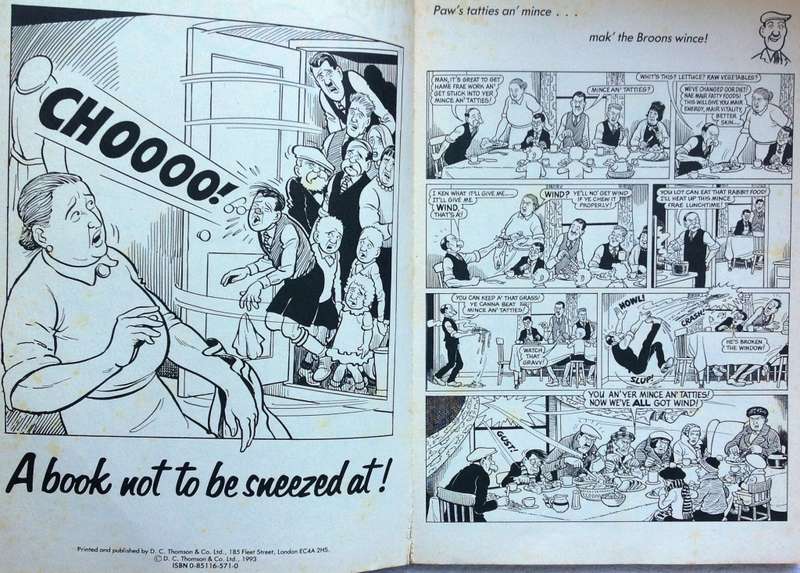 The Broons 1994 Bi-Annual - Scotlands Happy Family That Makes Every Family Happy!