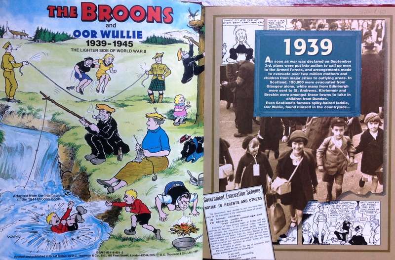 The Broons and Oor Wullie at War - Hardcover