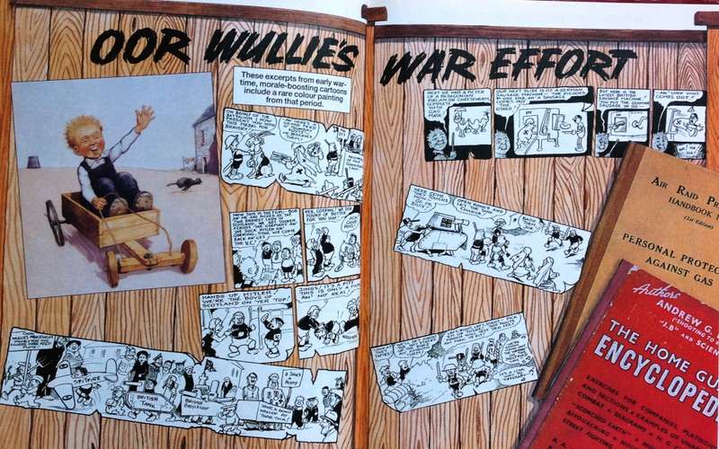 The Broons and Oor Wullie at War - Hardcover