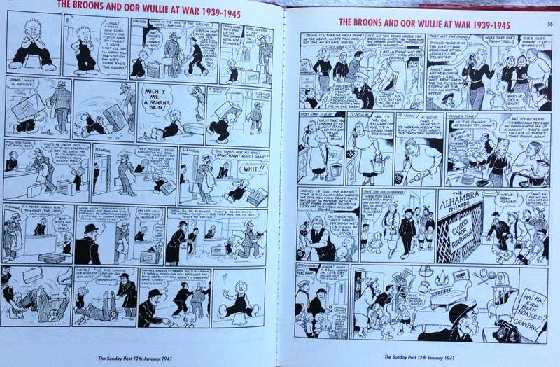 The Broons and Oor Wullie at War - Hardcover