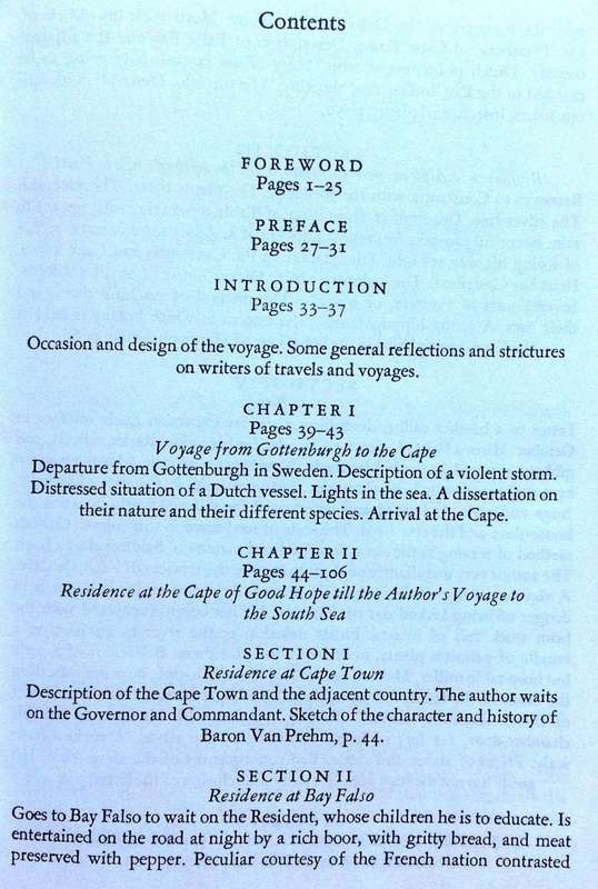 Anders Sparrman - Travels in the Cape - Van Riebeeck Society 1772 - 1776 - Volumes 1 & 2
