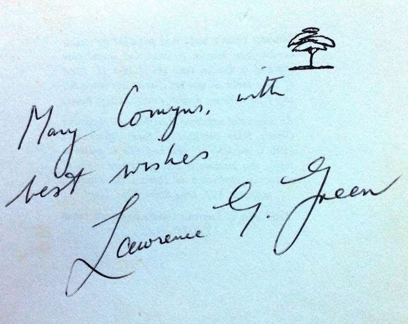 Something Rich and Strange - Lawrence G Green - Book signed by Lawrence Green