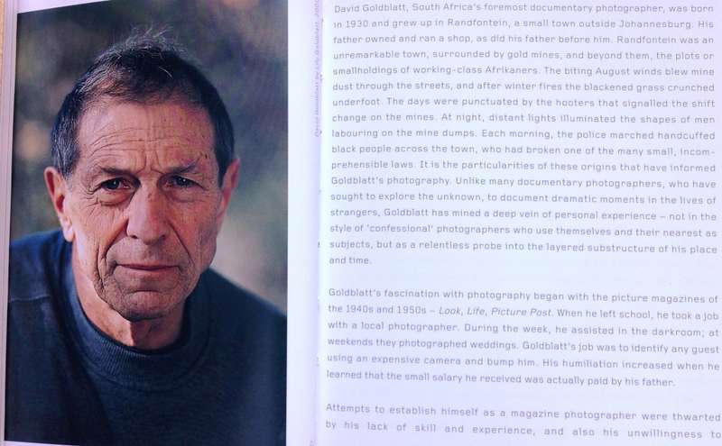 David Goldblatt 55 by Lesley Lawson - published Phaidon