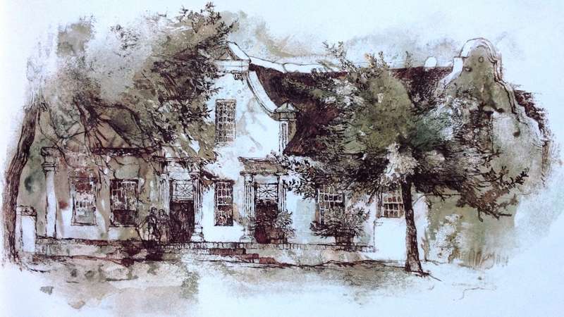 EIKESTAD - A collection of pen and wash drawings of Stellenbosch by Cora Coetzee