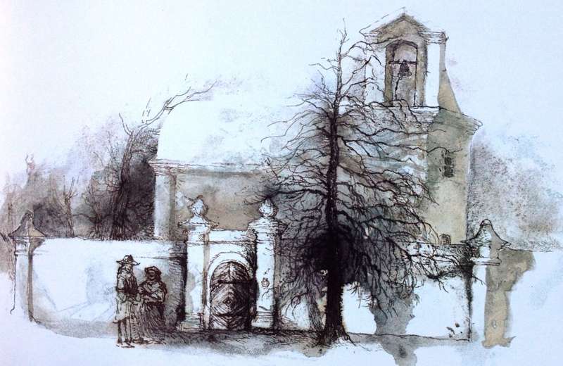 EIKESTAD - A collection of pen and wash drawings of Stellenbosch by Cora Coetzee