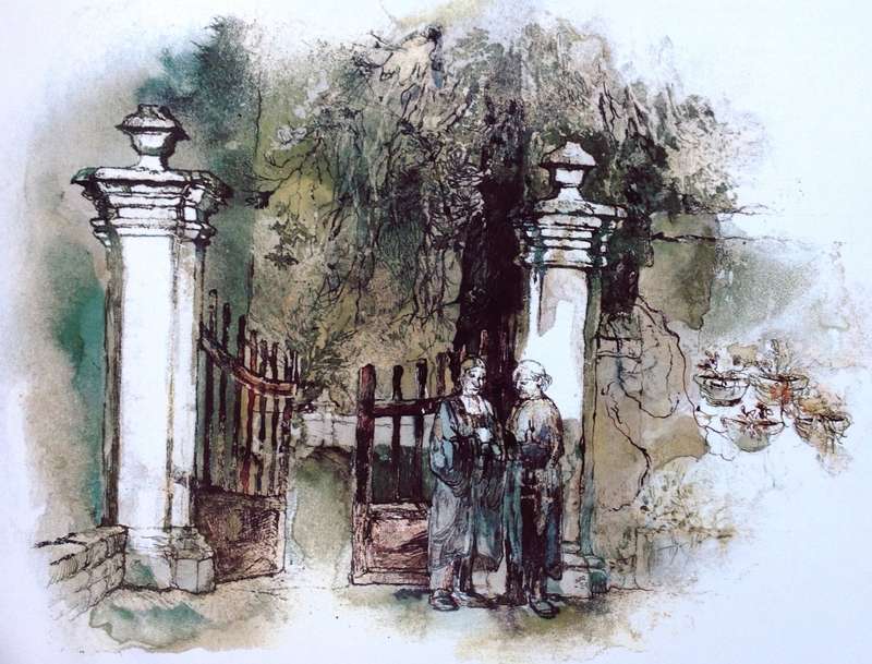 EIKESTAD - A collection of pen and wash drawings of Stellenbosch by Cora Coetzee