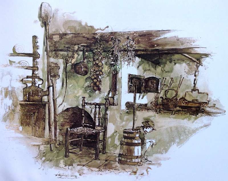 EIKESTAD - A collection of pen and wash drawings of Stellenbosch by Cora Coetzee