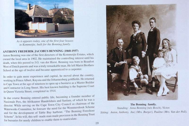 A Century of Kommetjie - Compiled by The Friends of Kommetjie Library - First Edition 2002