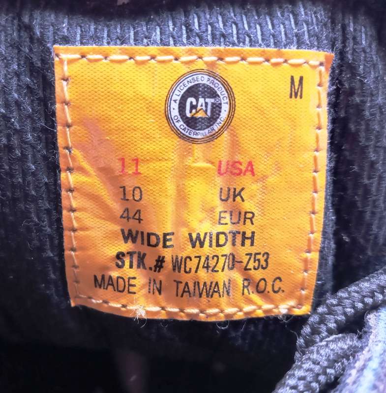 Brand new Caterpillar Walking Machine Boots - ""Blue Suede Shoes""