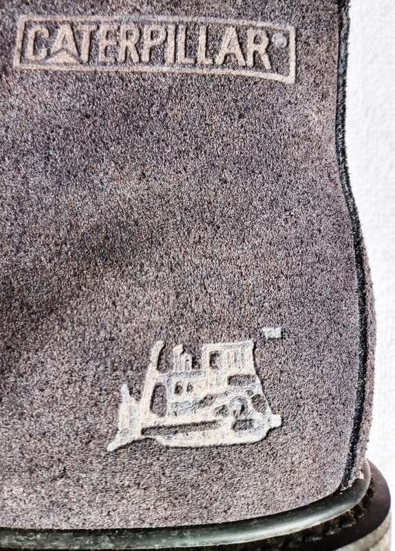 Brand new Caterpillar Walking Machine Boots - ""Blue Suede Shoes""