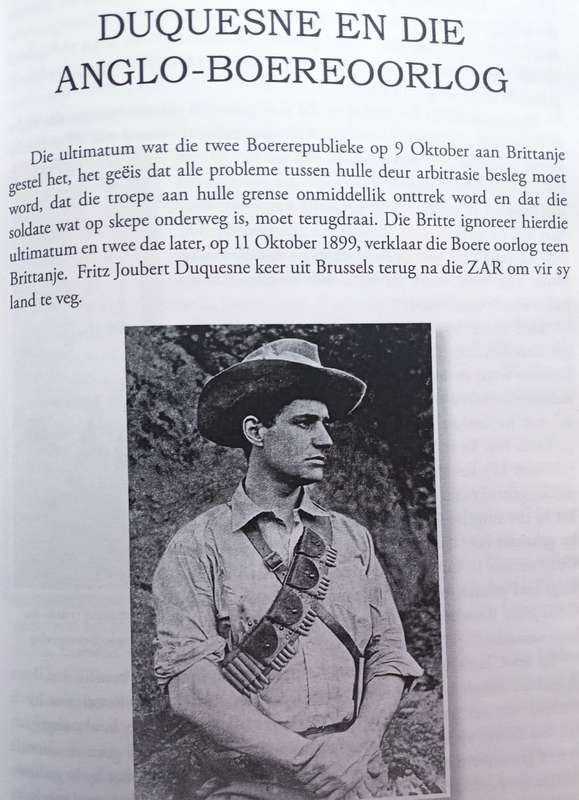 Lotsgebonde - Die Verhaal van Fritz Joubert Duquesne - Bets Botha - geteken deur Skrywer