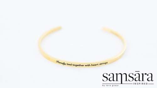 Inspirational gift bracelet - 100% stainless steel
