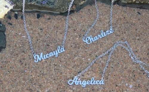 Name necklace for her