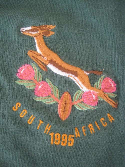 Original SA rugby world cup jersey - 1995