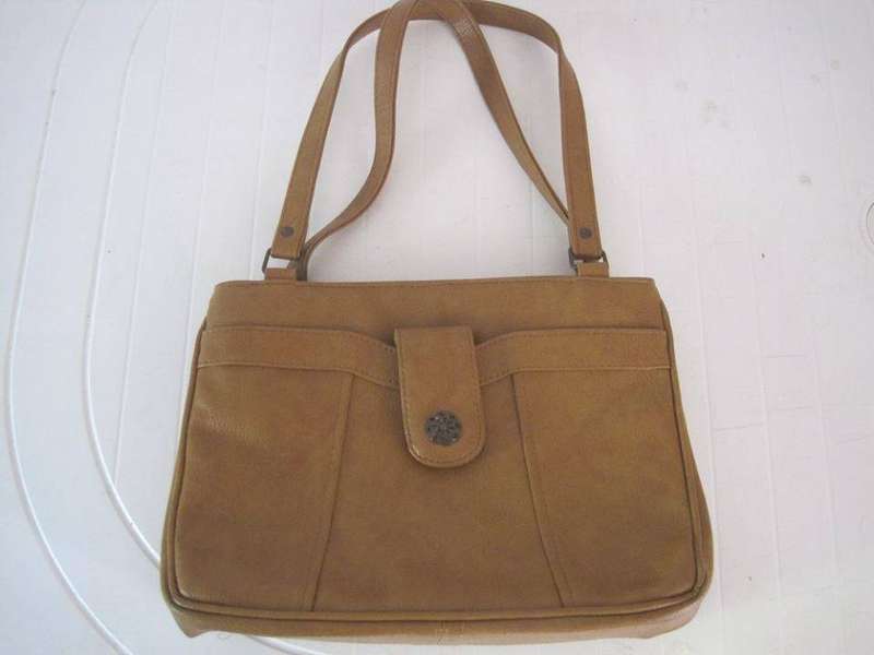 Tan handbag