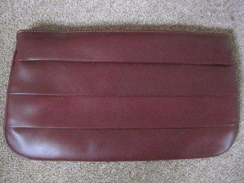 Vintage maroon clutch