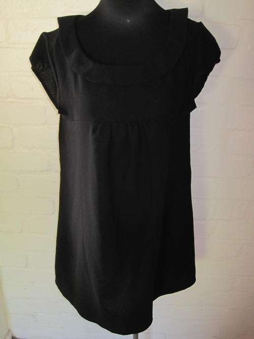 Ladies black tunic top dress