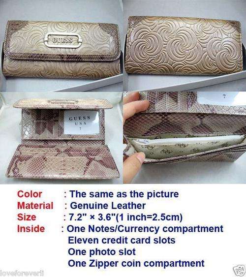 GENUINE GUESS WALLET (LADIES)