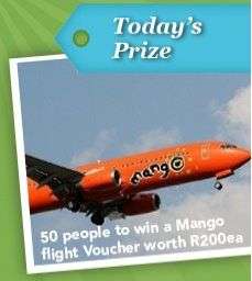 Discount voucher on Mango flight