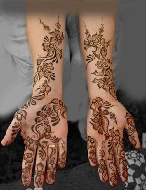 5 x Pairs of Temporary Hand Tattoo's
