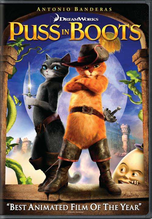 Puss in Boots DVD