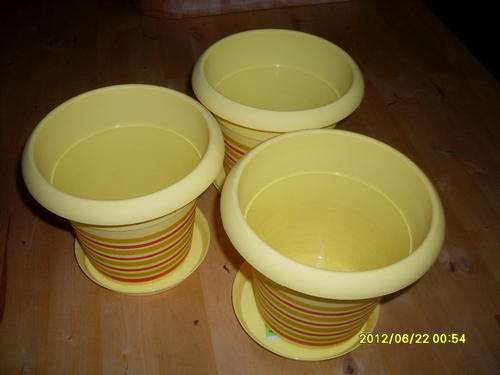Baba Gardening Pots  x 3 (Yellow)