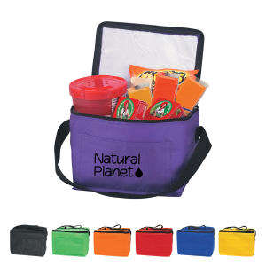 Black 6 pack Cooler Bag - New