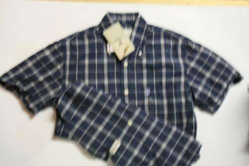 Cherokee Navy Check Shirt. Size S